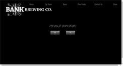 Desktop Screenshot of bankbrewing.com