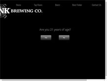 Tablet Screenshot of bankbrewing.com